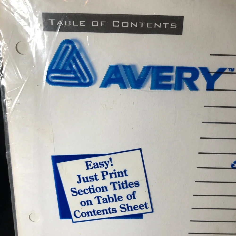 Avery Multicolor Table 'n Tabs Dividers